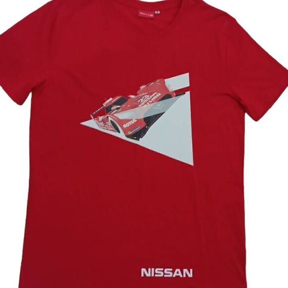 Nissan Racing Car T-shirt Rad Red Medium - Picture 2 of 5
